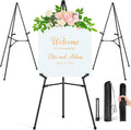 3Pcs Easel Stand for Sign - 63in Folding Portable Display Easel