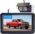 Wireless Backup Camera Solar for Truck - Magnetic HD 1080P Monitor