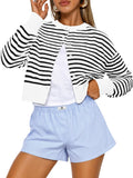 Trendy Queen Cropped Cardigan Sweaters for Women (Style LQLF)