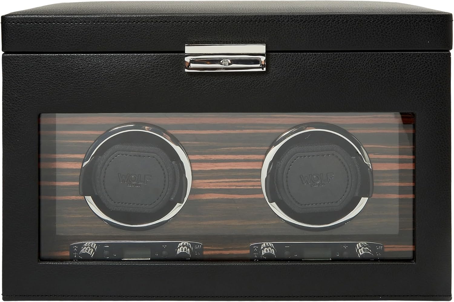 WOLF Roadster Double Watch Winder - Secure Fit Patented Cuff