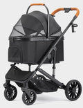Dog Stroller for Small Medium Dogs Up to 60lbs with Carrier