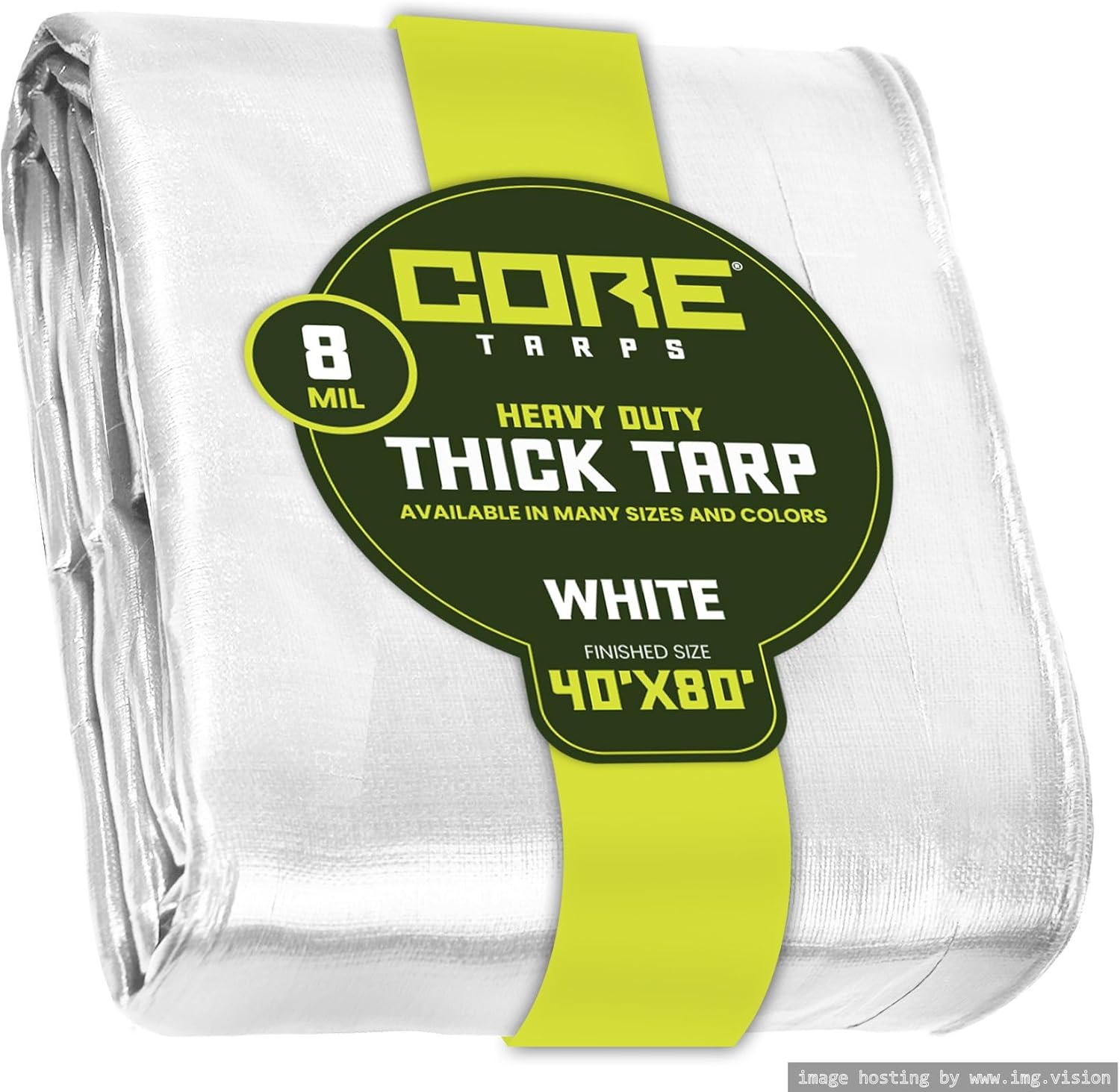 Heavy Duty 8 Mil Tarp Cover for All Weather Protection