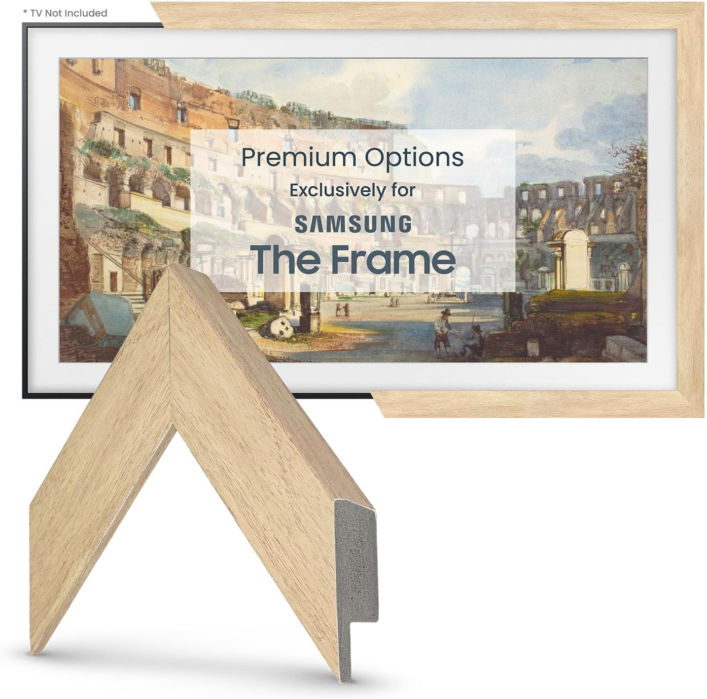 Samsung The Frame TV 55 Museum Maple Slim Frame