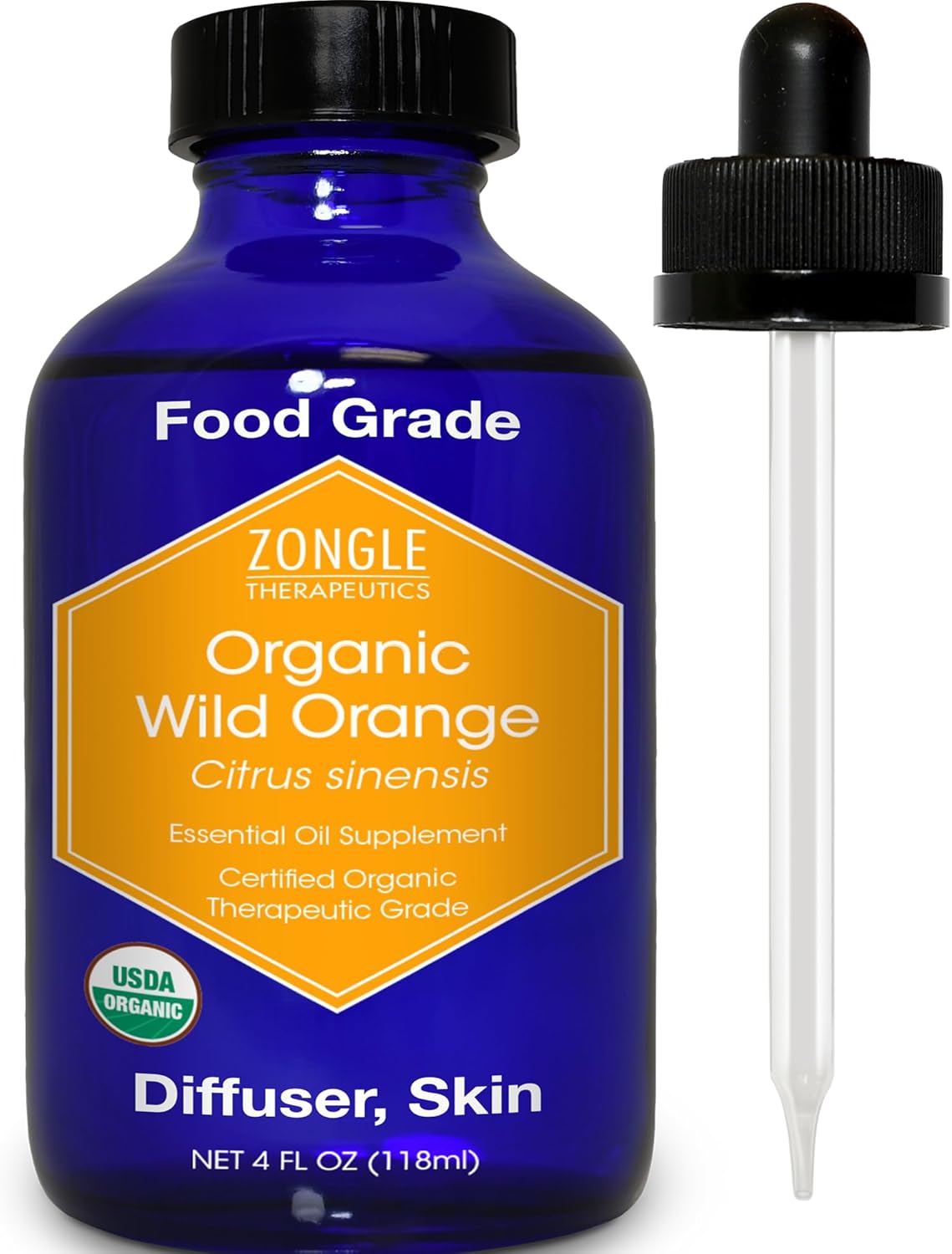 Organic Wild Orange Essential Oil for Baking and Skin Care