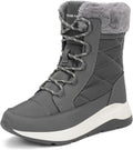 DREAM PAIRS Women's Winter Snow Boots Waterproof Lightweight Warm Faux