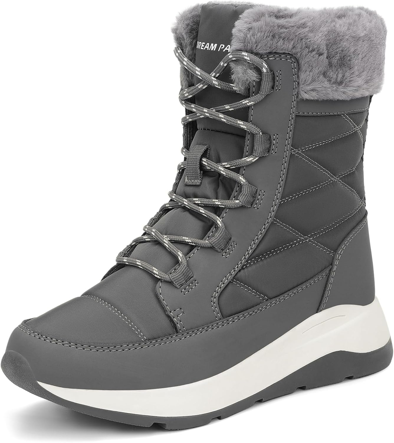 DREAM PAIRS Women's Winter Snow Boots for Cold Weather Comfort