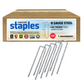 Sandbaggy 6 in Landscape Sod Staples - Heavy Duty 8 Gauge
