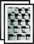 MCS Foundation 18x24 Poster Frame Traditional Black - Sleek Gallery