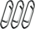 50-Pack Fishing Power Speed Clips - Quick Change Stainless Steel