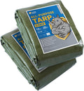 Heavy Duty Waterproof Tarps 10x20 Feet Green Poly Tarp Cover