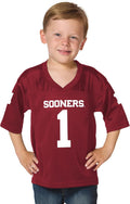 NCAA Toddler Touchdown Pass Team Football Jersey - Official Oklahoma