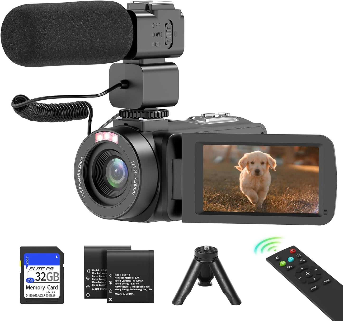 Capture Stunning Night Vision Shots with MURAUX 1080P Vlogging Cam!
