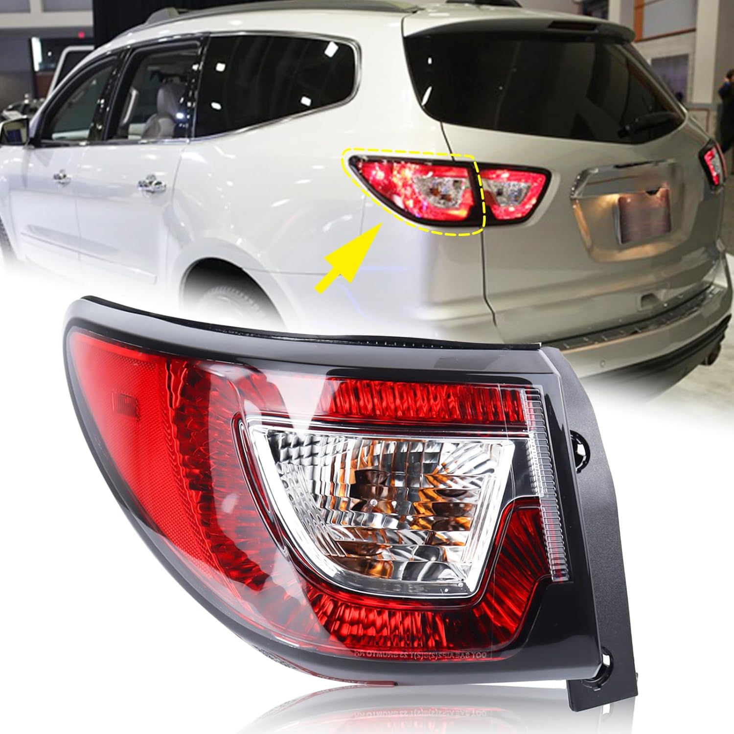 Left Driver Side Tail Light for 2013-2017 Chevy Traverse