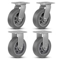 Caster Wheels 6ft Heavy Duty Industrial Casters Set of 4 - 4000 lb