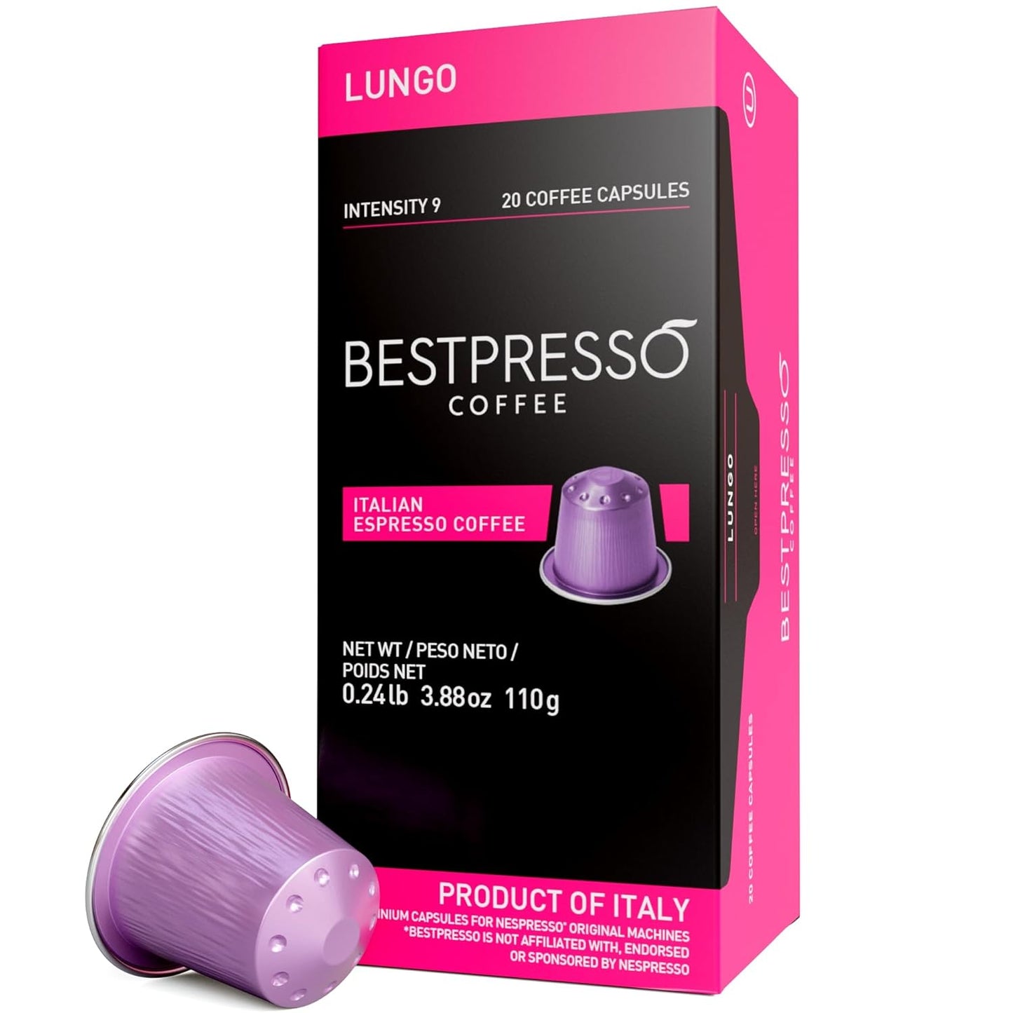 Bestpresso Coffee Pods for Nespresso Original Machines - 120 Count