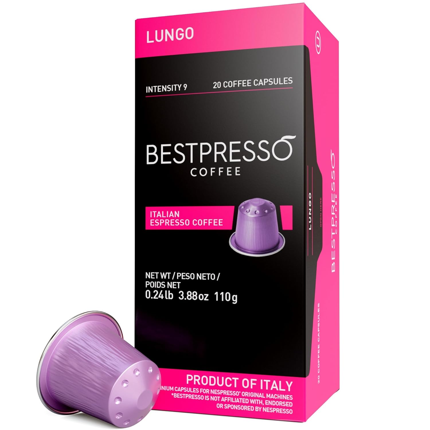 Bestpresso Coffee Pods for Nespresso Original Machines - 120 Count