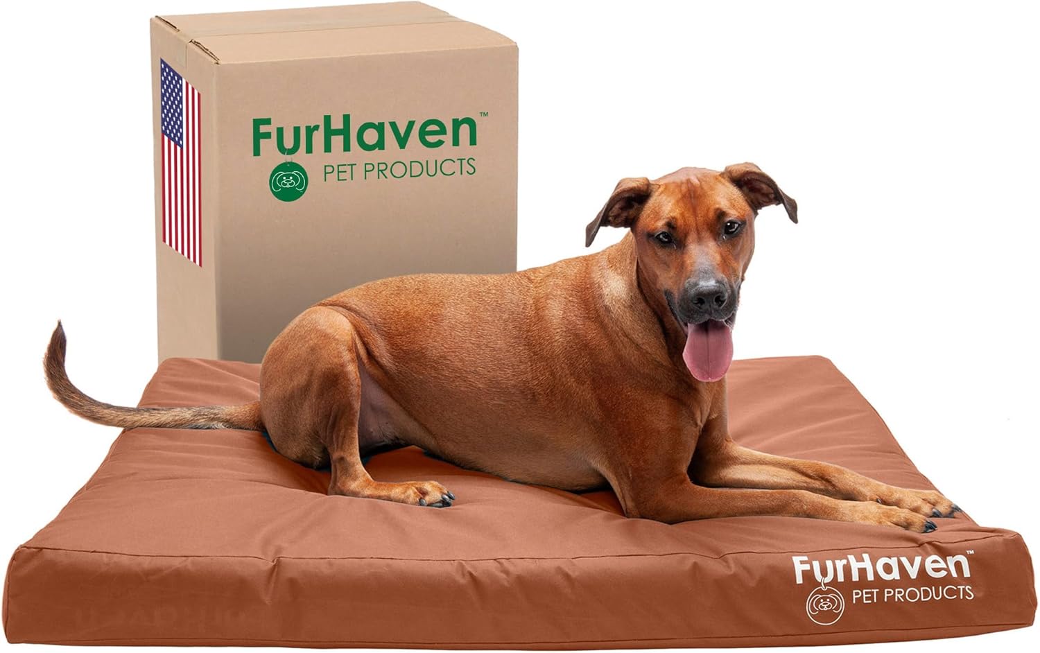 Furhaven Water-Resistant Orthopedic Dog Bed for Large Dogs