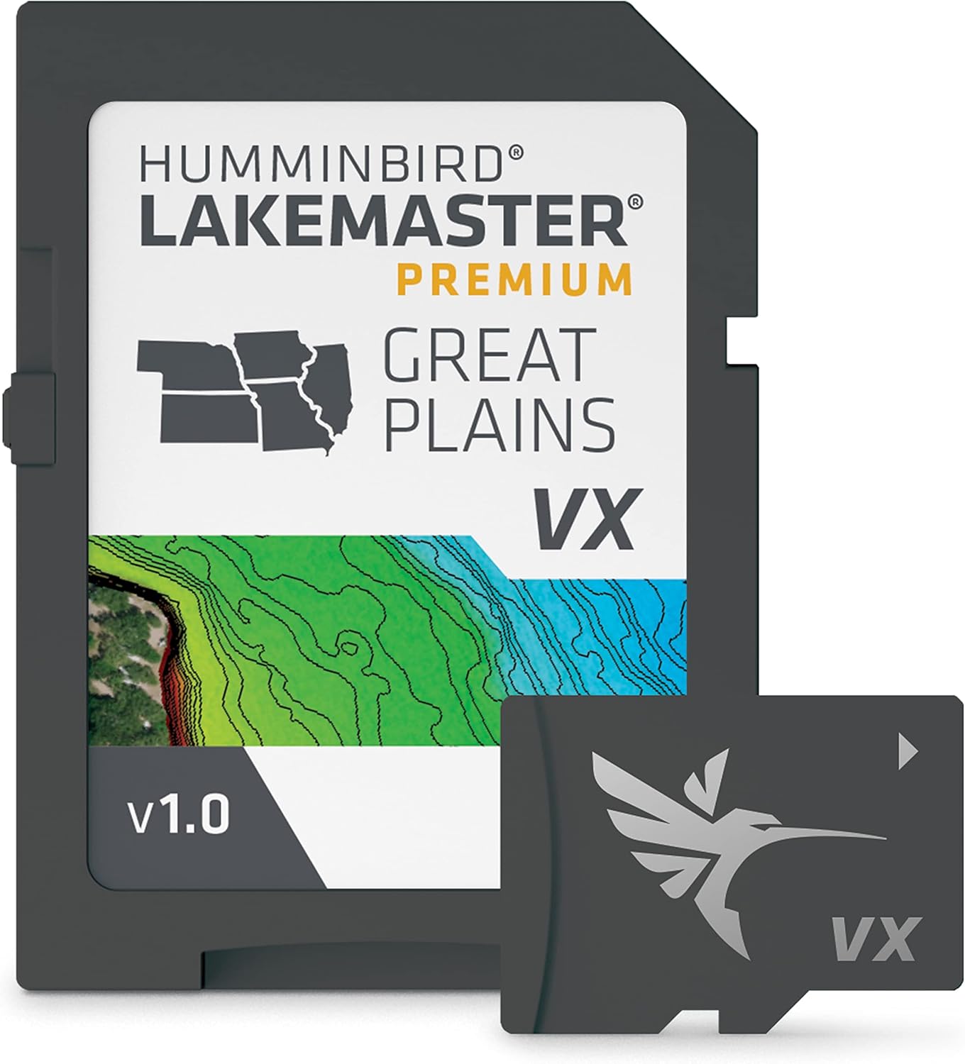 Humminbird LakeMaster Premium Great Plains V1 Map SD Card Review