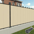 Patio 6 ft x 40 ft Fence Privacy Screen Beige - Heavy Duty Windscreen