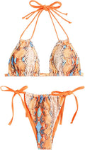 ZAFUL Triangle Bikini Sets for Women - Sexy High Cut Swimsuit