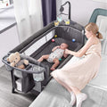 ADOVEL Baby Bassinet Bedside Crib for Peaceful Co-Sleeping