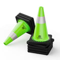 RoadHero 8 Pack Traffic Safety Cones 18 Inch for Road Safety