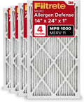 Filtrete 14x24x1 AC Furnace Air Filter MERV 11 - 4 Pack