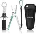 HAUSHOF Aluminum Fishing Pliers and Lip Gripper - 2-Piece Tool Set