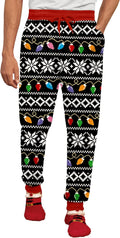 Funny Christmas Joggers for Men with Pockets and Comfort