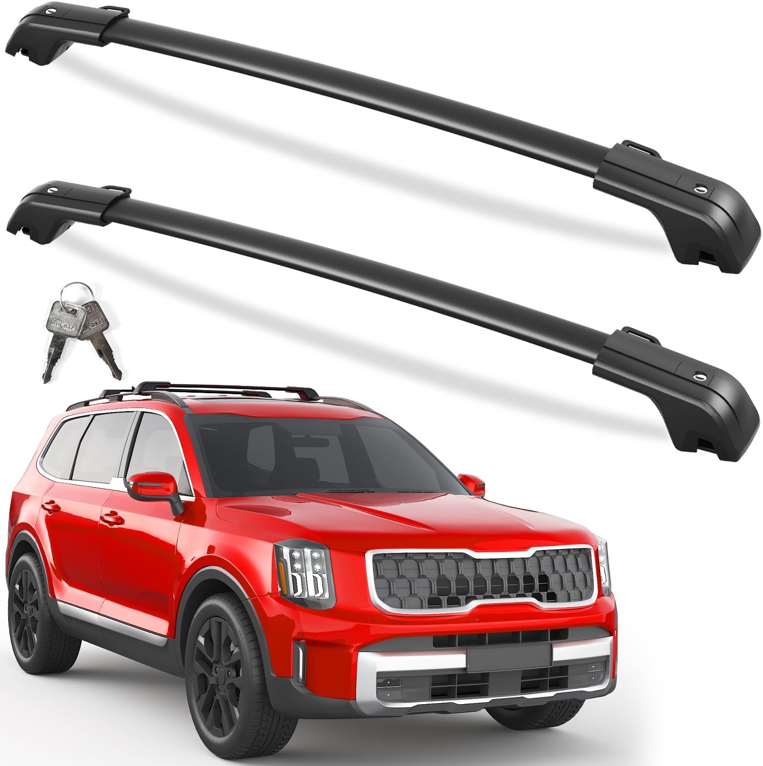 KINGGERI Roof Rack Cross Bars for Kia Telluride 2023 2024 2025