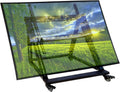 Low Height Mobile TV Stand Pro-Version - Stable Rolling Confidence