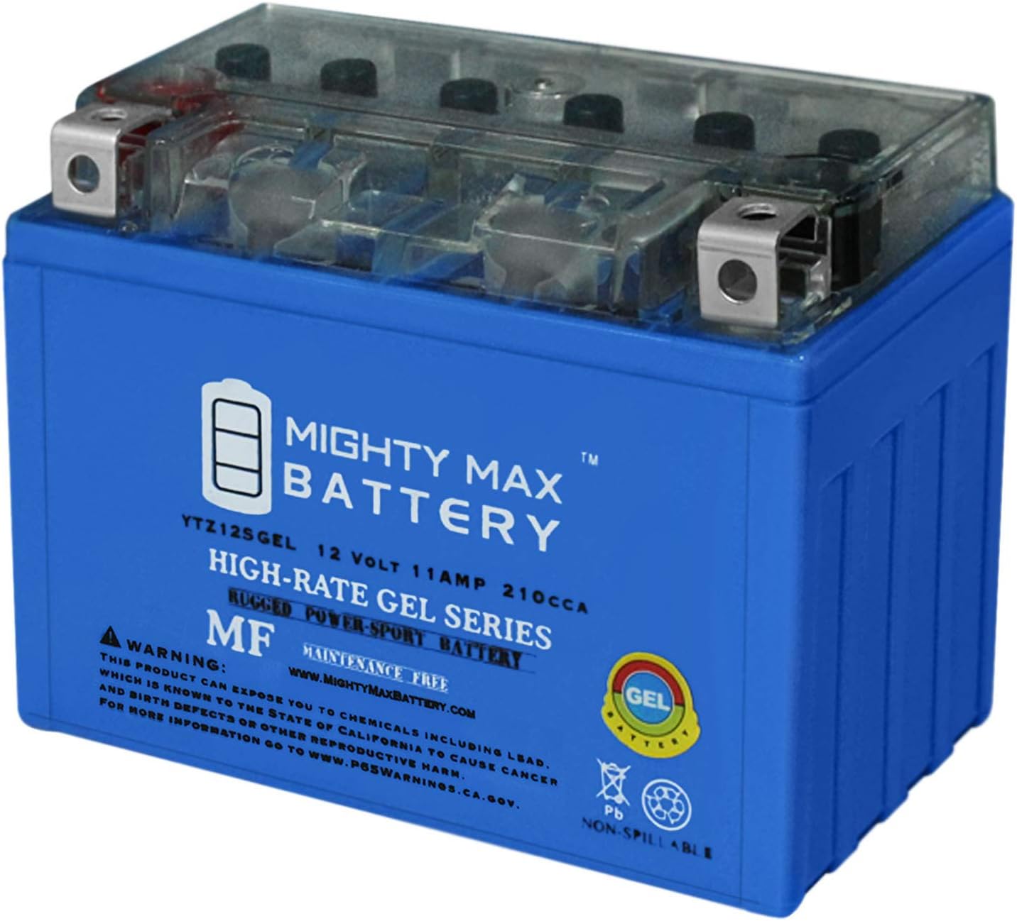 Mighty Max YTZ12S GEL 12V Battery - Reliable Performance & Durability