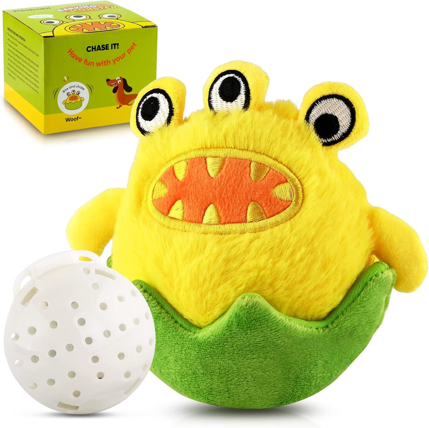 Self-Moving Squeaky Dog Ball for Active Fun