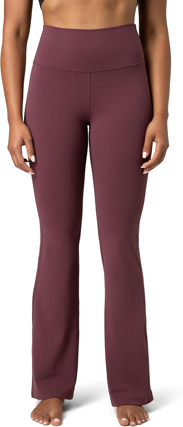 Colorfulkoala Women's Dreamlux Workout Flare Leggings for Comfort