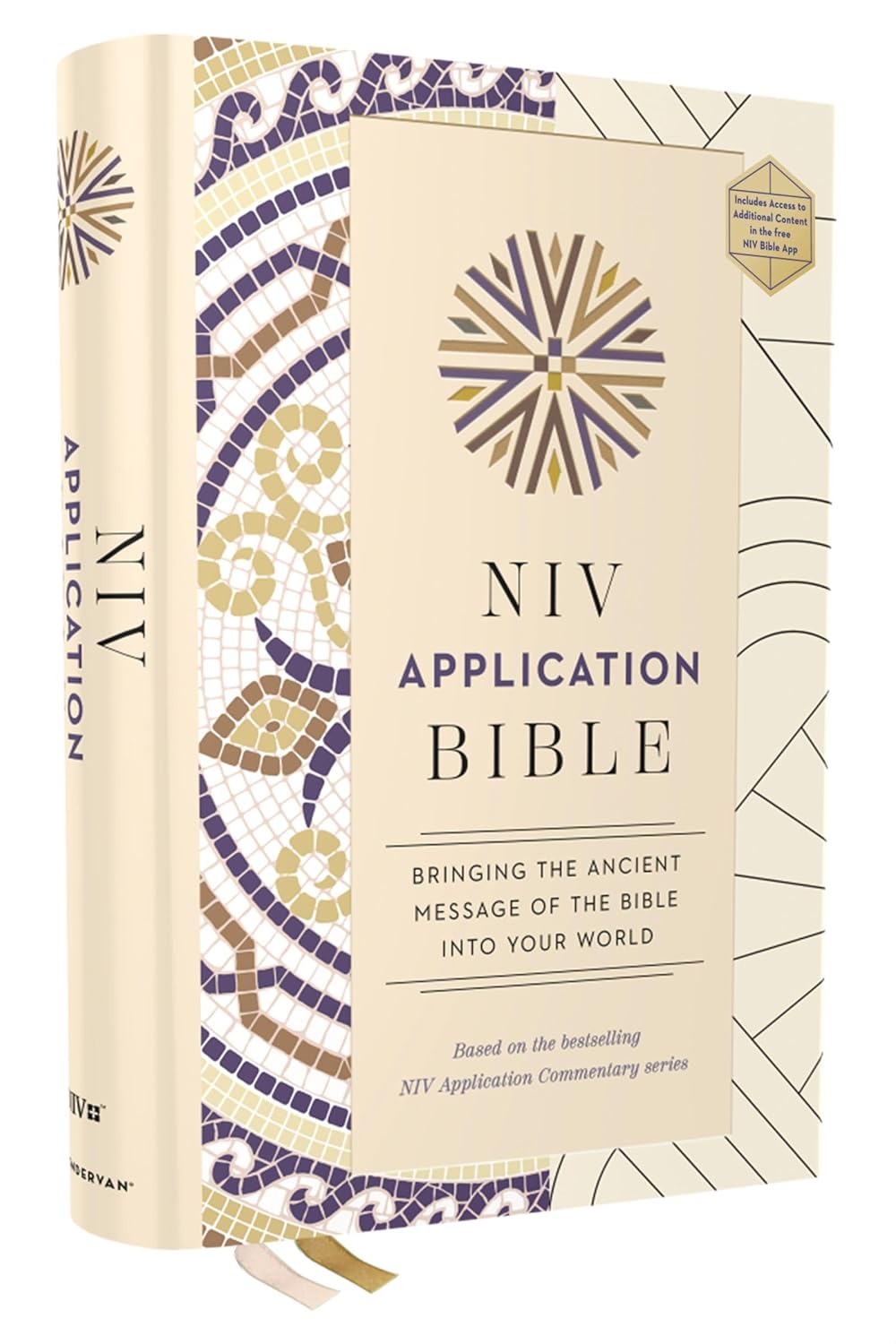 NIV Application Bible Hardcover Multi-Cream Red Letter Comfort Print