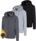 PURE CHAMP 3 Pack Fleece Hoodies for Men - Warm, Durable Essentials