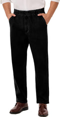 voeeron Pull On Elastic Waist Jeans for Men - Easy Wear Comfort Full
