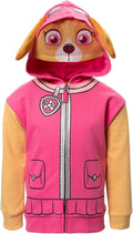 Paw Patrol Rubble Chase Skye Fleece Zip Up Pullover Hoodie Toddler