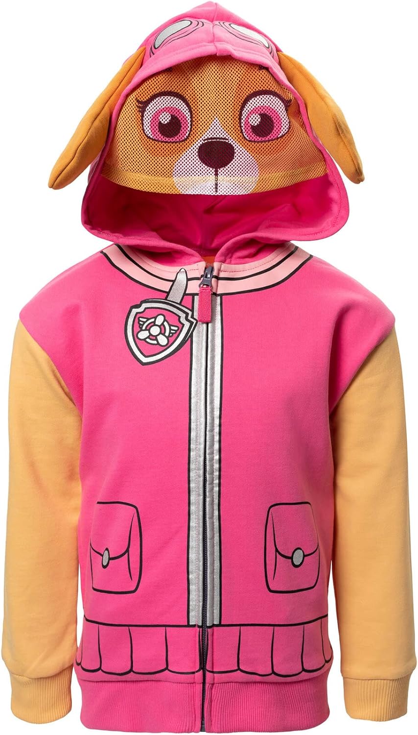 Paw Patrol Zip Up Hoodie - Cozy Fleece for Kids