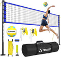 Portable Volleyball Net Set Regulation Size - Adjustable, Ready