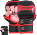 MMA Gloves Open Palm Sparring & Grappling Mitts - Wrist Support