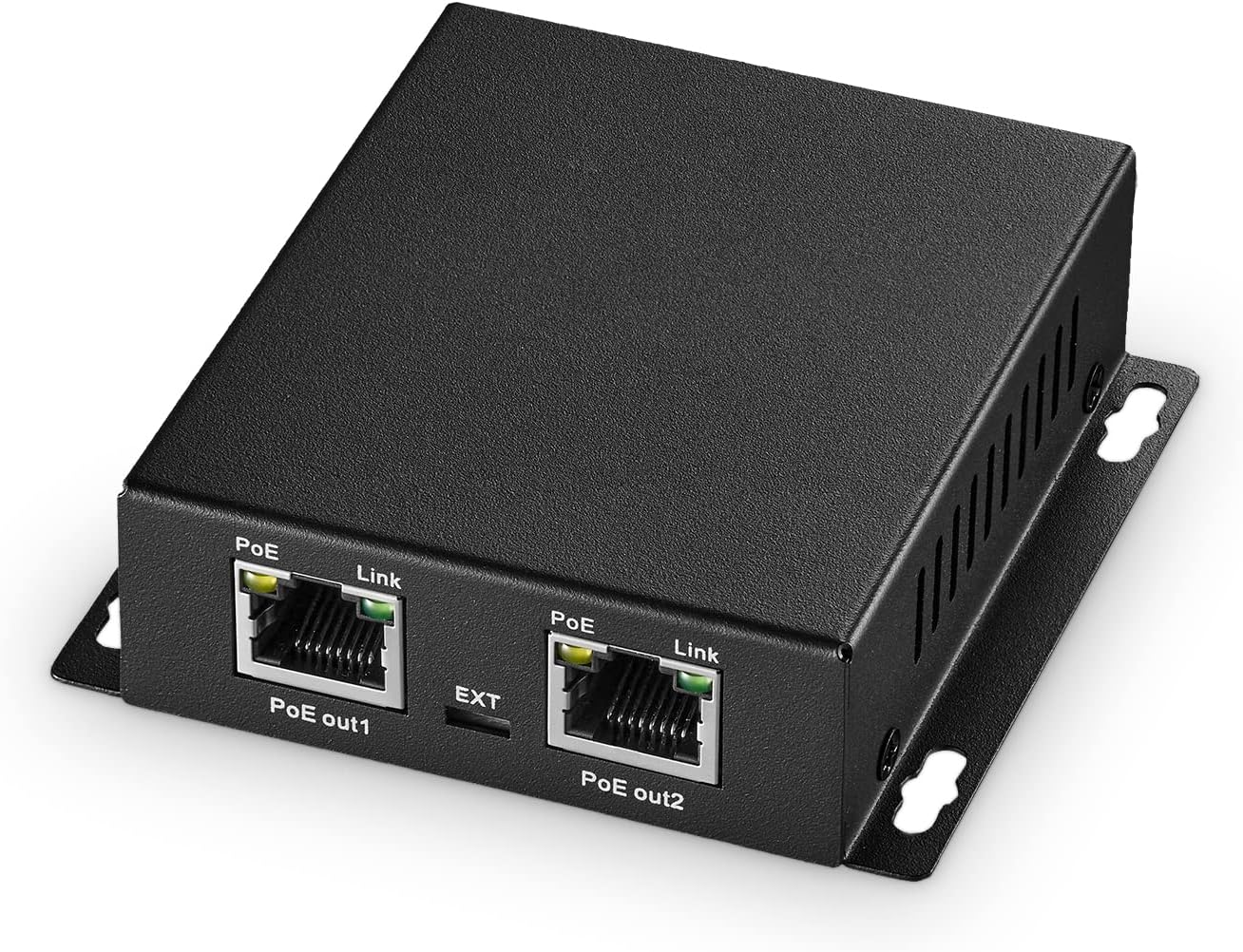 Gigabit PoE Extender with 1 PoE In and 2 PoE Out Ports