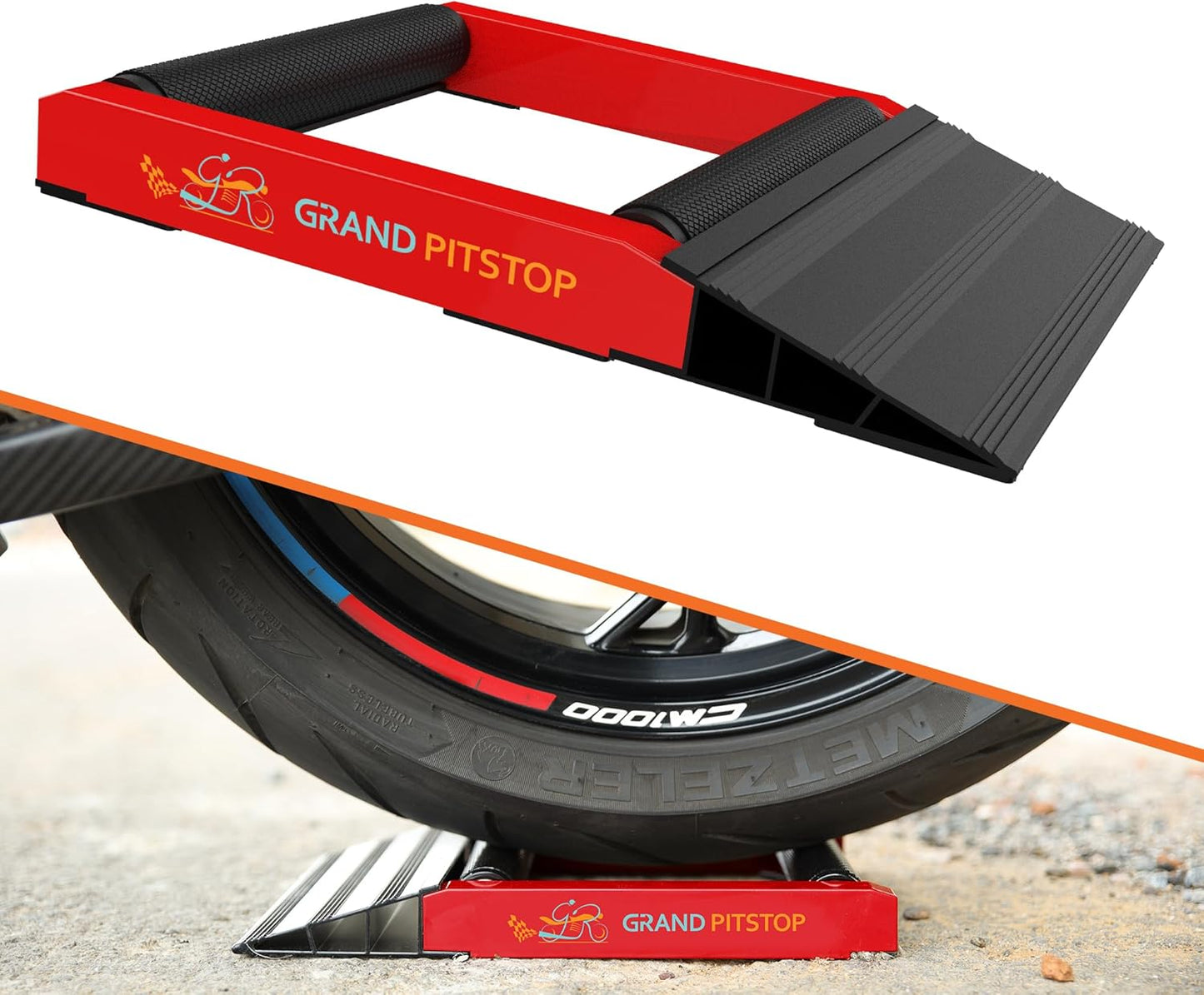 Motorcycle Roller Wheel Cleaning Stand for Easy Maintenance