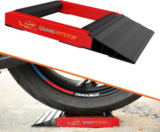 Motorcycle Roller Wheel Cleaning Stand for Easy Maintenance