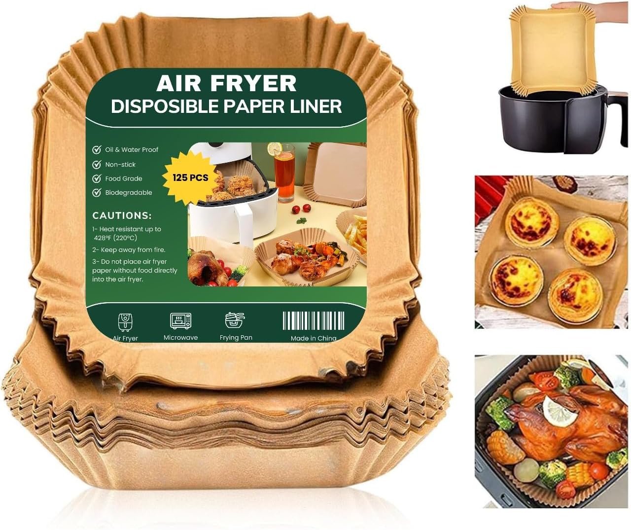 Non-Toxic Air Fryer Liners for Hassle-Free Cooking