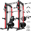 RitFit M1 Smith Machine with Cable Crossover System - Home Power Rack