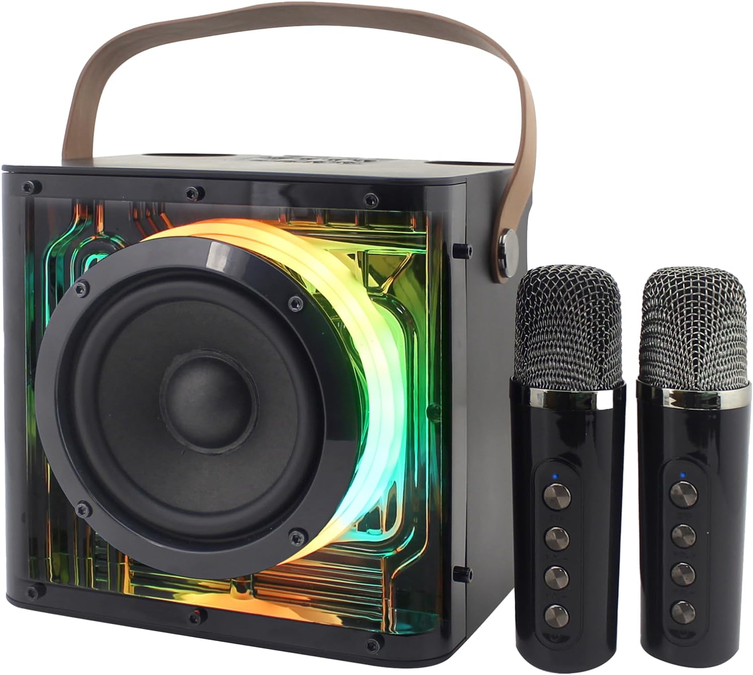 Magnavox MHT777 Portable Karaoke System with Wireless Microphones