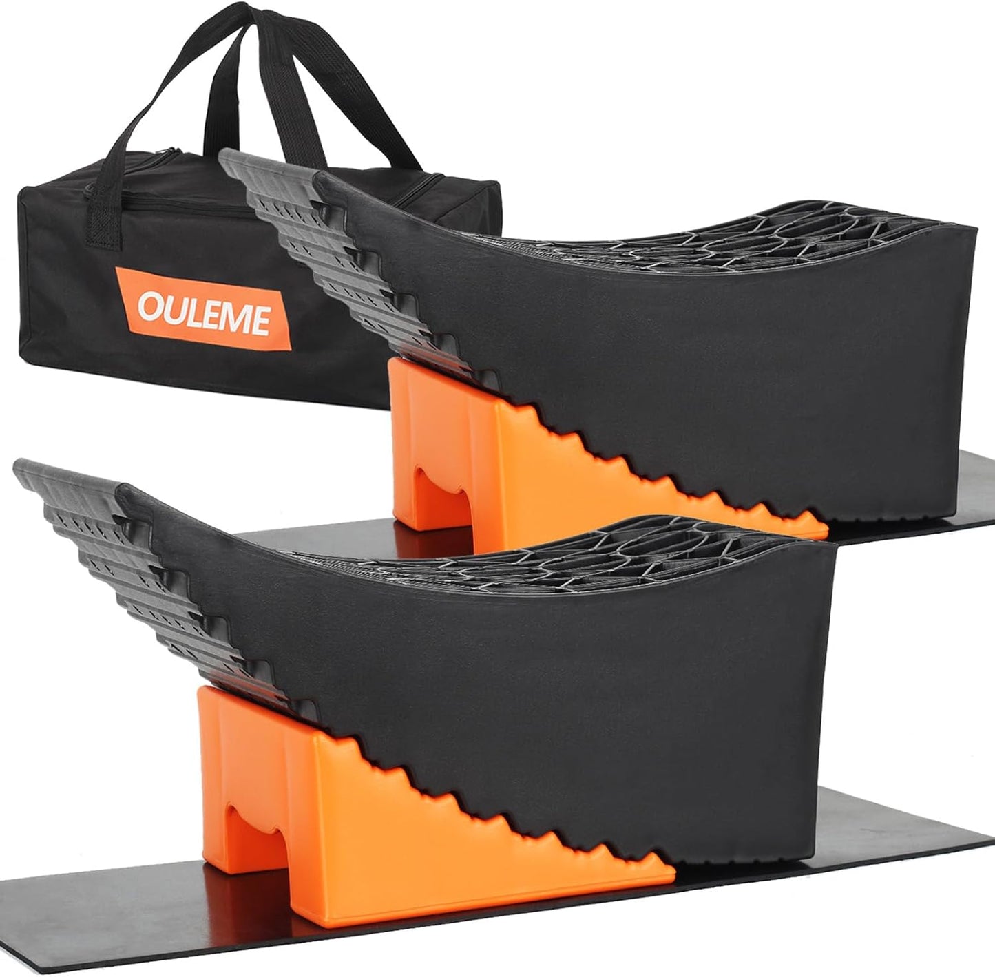 OULEME Curved Leveling Blocks for Easy Tire Changes on Trailers
