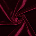 Pico Textiles 15 Yards Bolt - Burgundy Stretch Velvet Fabric - Luxe