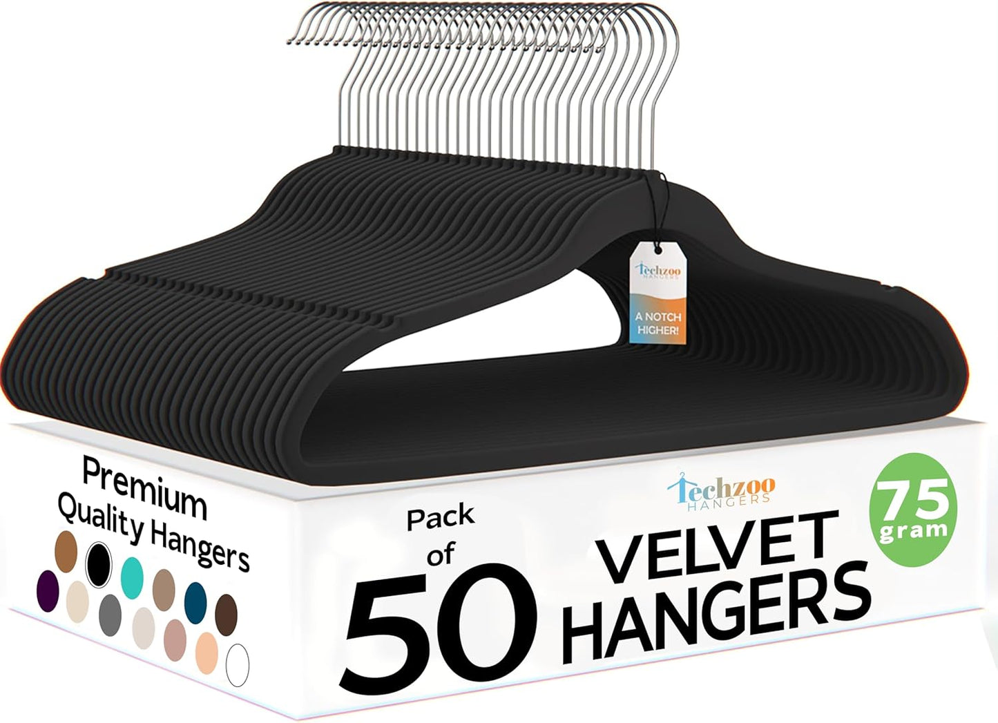 Premium Quality Velvet Hangers for Closet Space Saving Needs